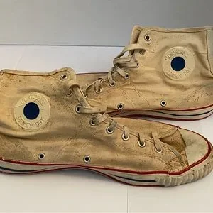 Converse 1960’s Vintage ‘Lucky Boy’ Basketball Hi Top Mens Shoes Deadstock Rare Mens Vintage 1960 main image 4